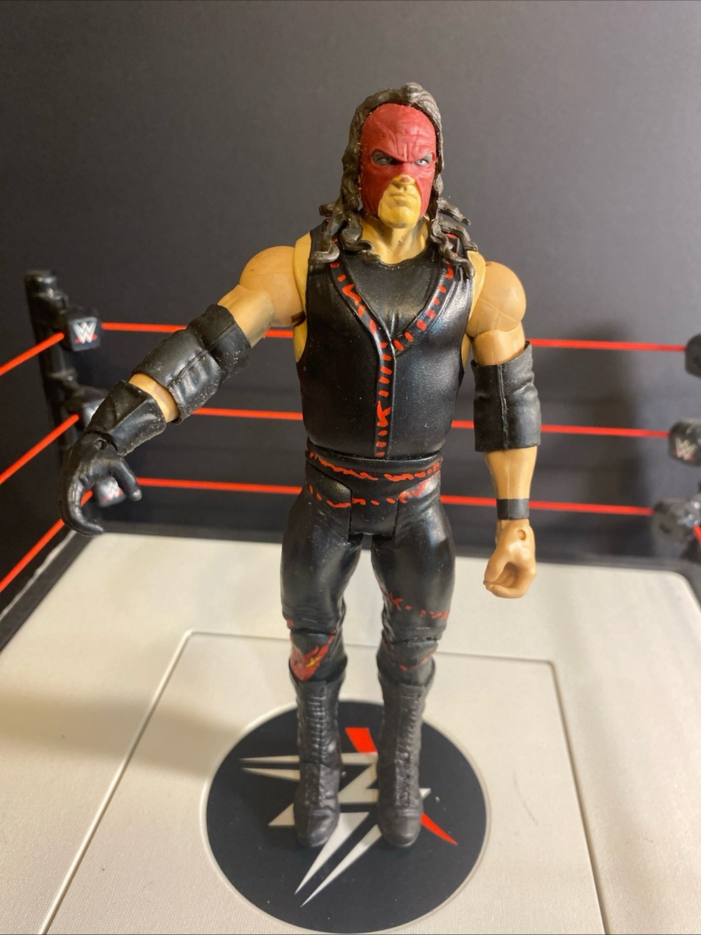 Kane WWE 2011 Mattel Basic Series Wrestling Action Figure Big Red Machine